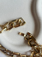 Vintage Rectangle Chunky Mesh Necklace