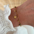Steel green “Turtle” bracelet-Bracelet-Instants Plaisirs | Jewelry-Instant Pleasures | Jewelry