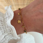 Steel green “Turtle” bracelet-Bracelet-Instants Plaisirs | Jewelry-Instant Pleasures | Jewelry