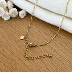 Collar “Concha” de acero blanco-Collares-Instants Plaisirs • Joyas-Instants Plaisirs | Joyas