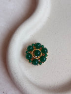 Broche Verte Vintage Sphinx