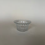 Cuenco De Cristal Tallado Vintage