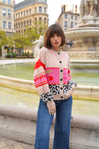 Gilet Cherry On The Cake Beige