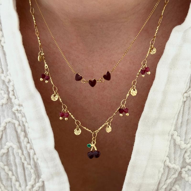 "Melina" steel necklace-Necklaces-Instants Plaisirs • Jewelry-Instants Plaisirs | Jewelry