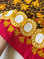 Foulard Christian Dior – Modèle Léopard Et Abeilles
