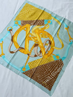 Foulard Céline – Modèle Étriers Et Serpent