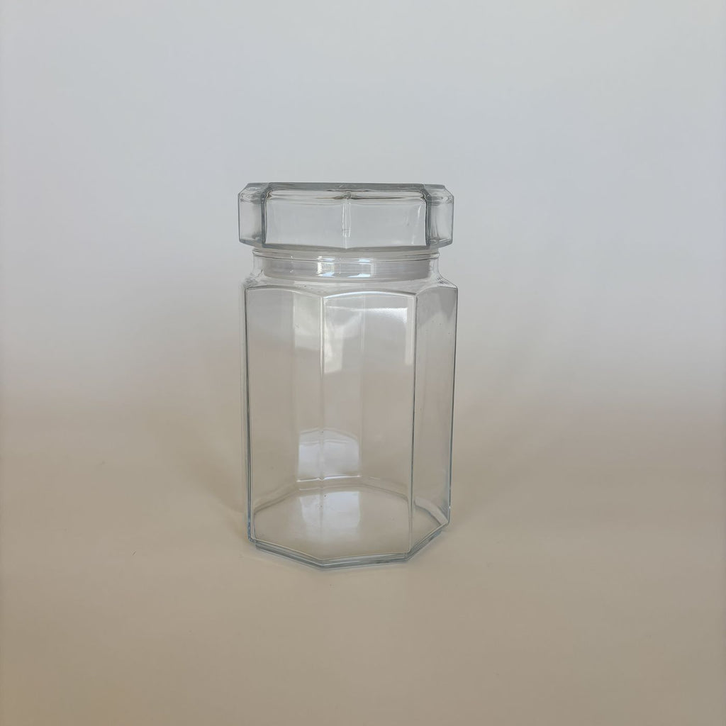 Bocal Octogonal En Verre