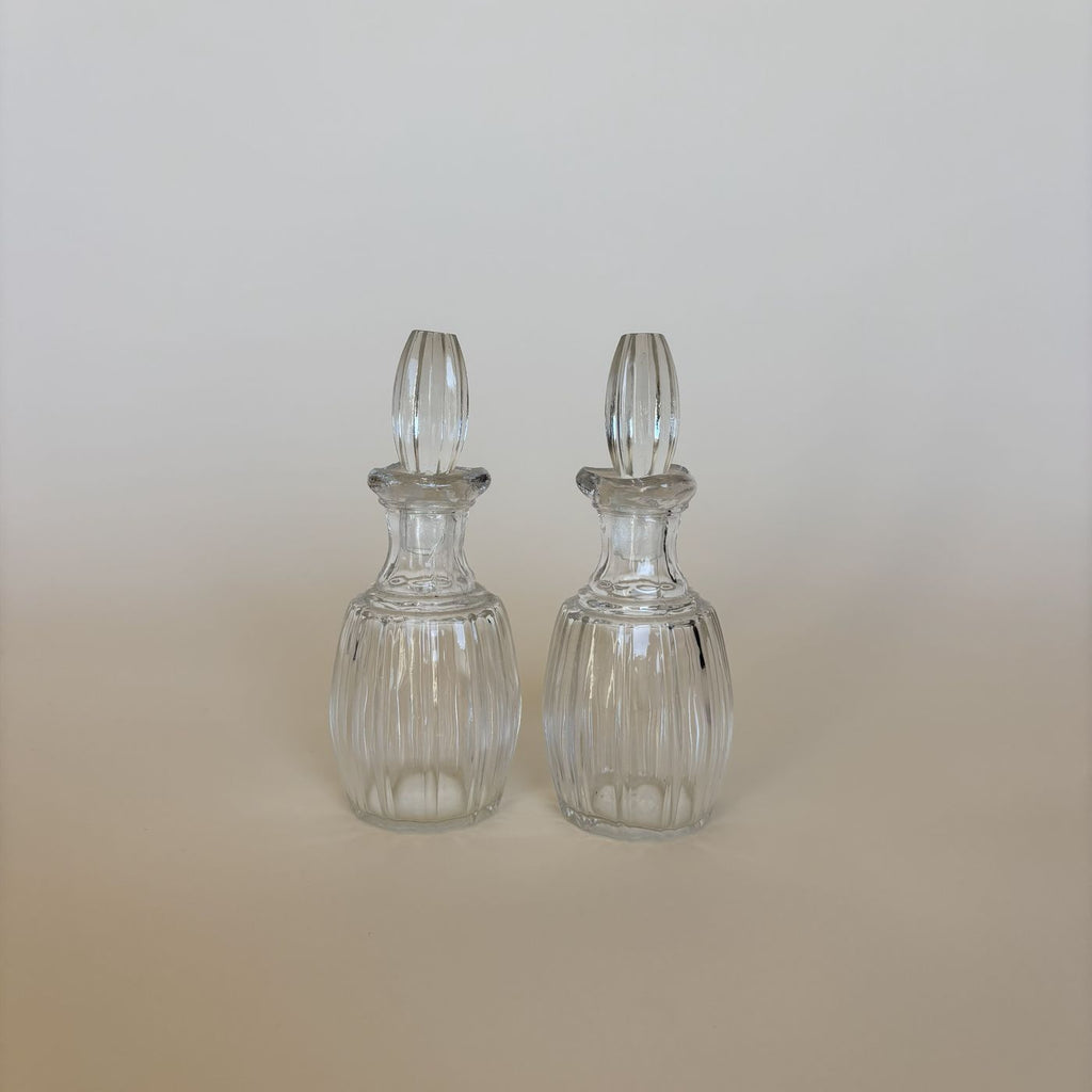 Par De Frascos De Cristal