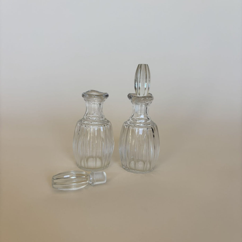 Par De Frascos De Cristal