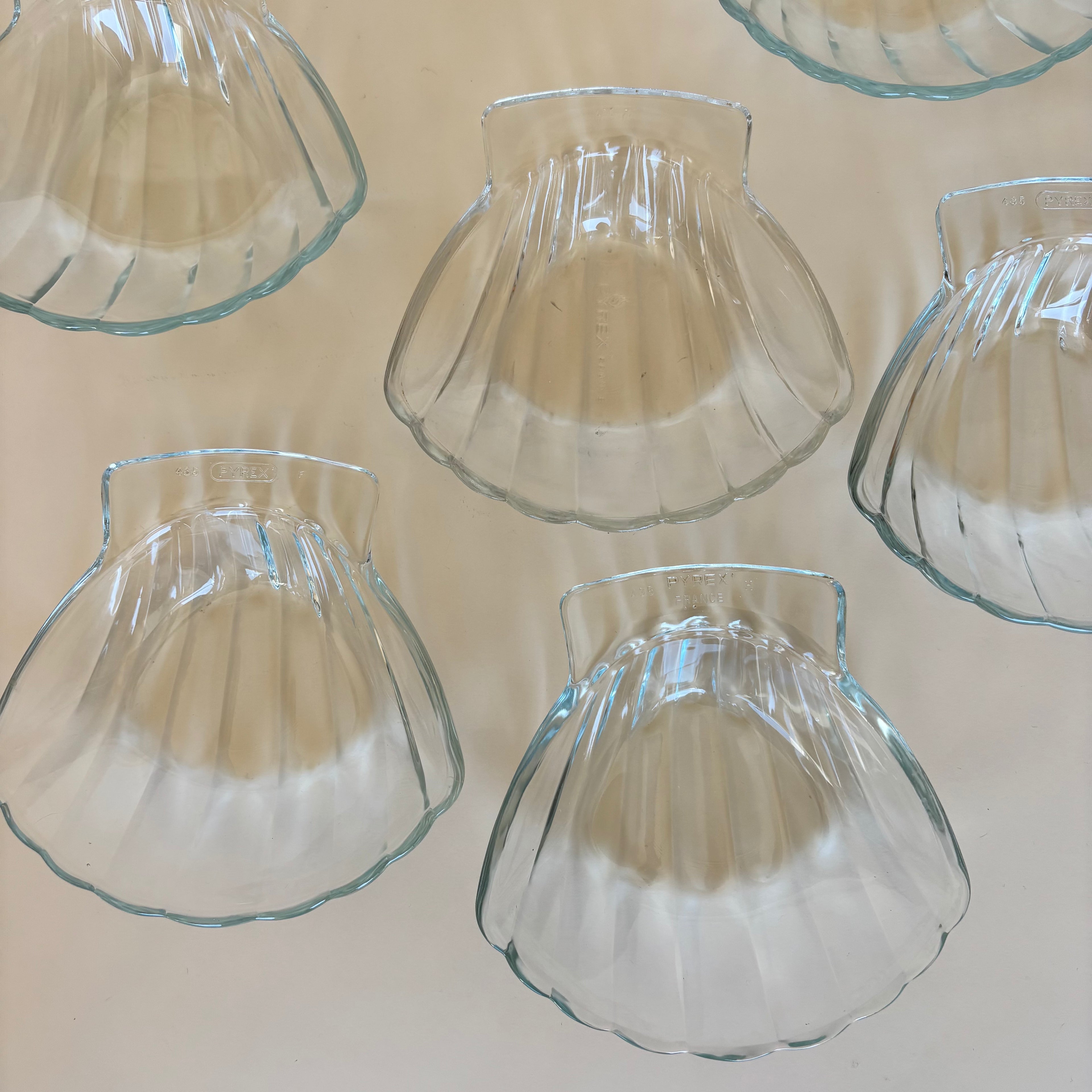 Cuencos Con Forma De Concha Pyrex