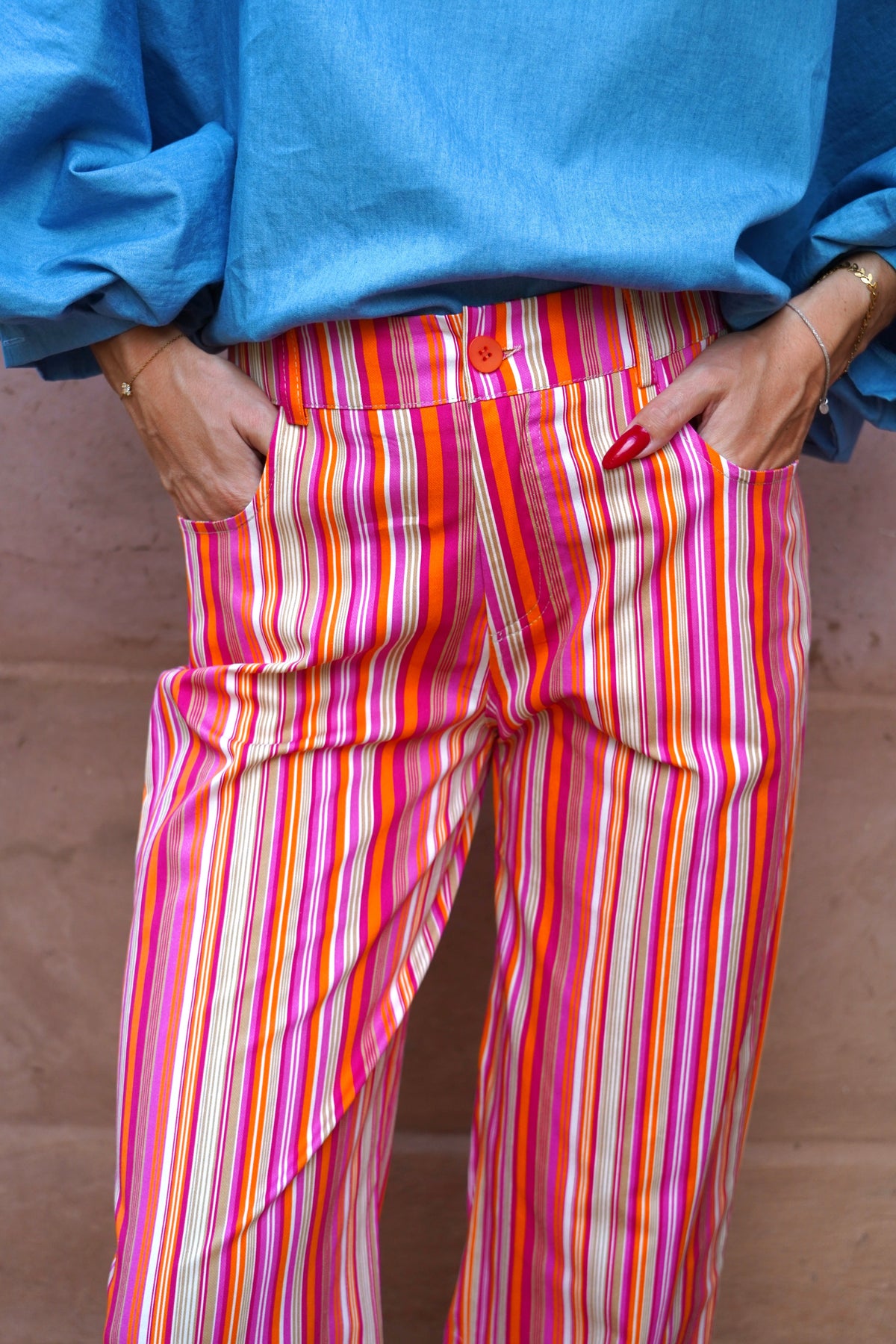Pantalon Riad Rouge