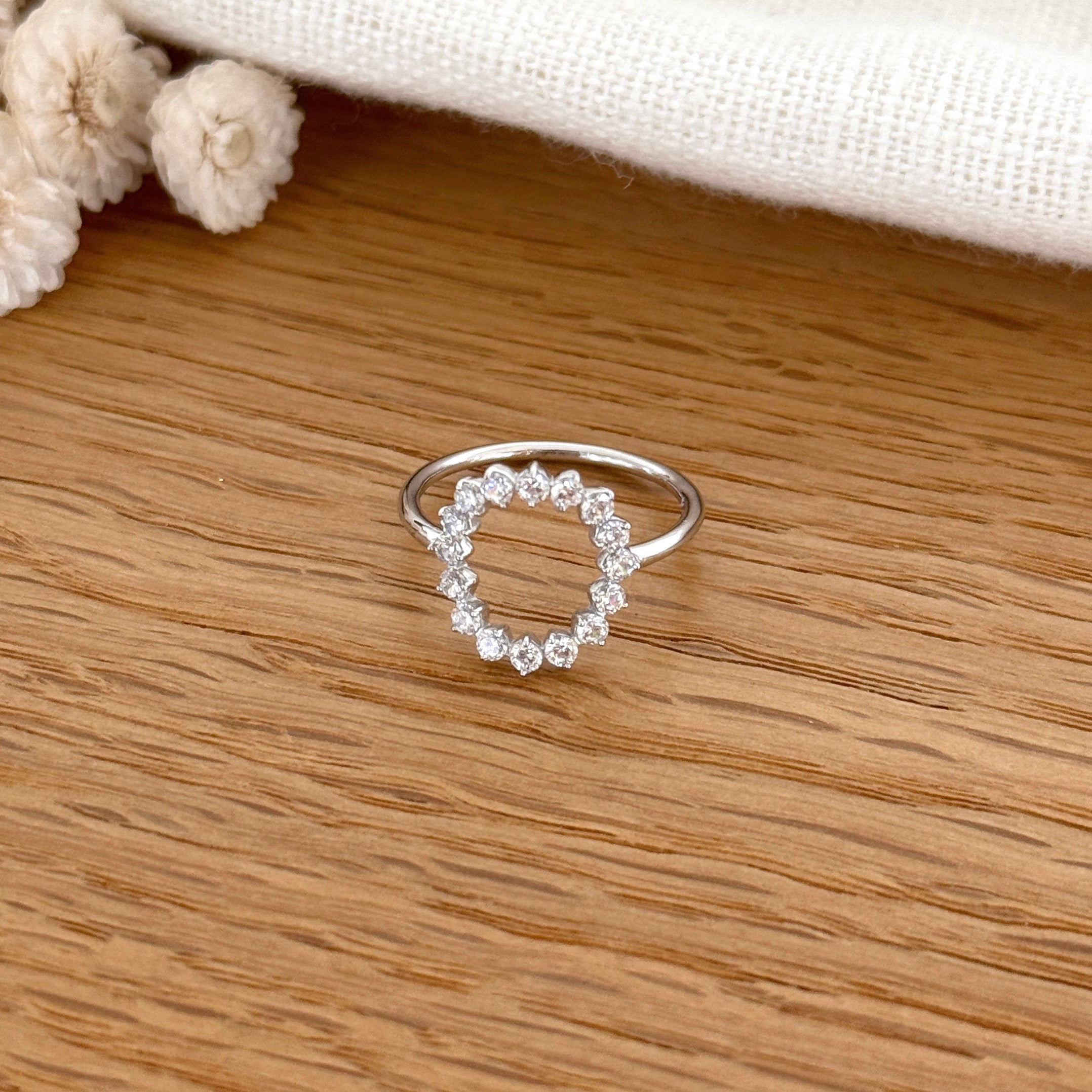 Bague "Solene" Argent