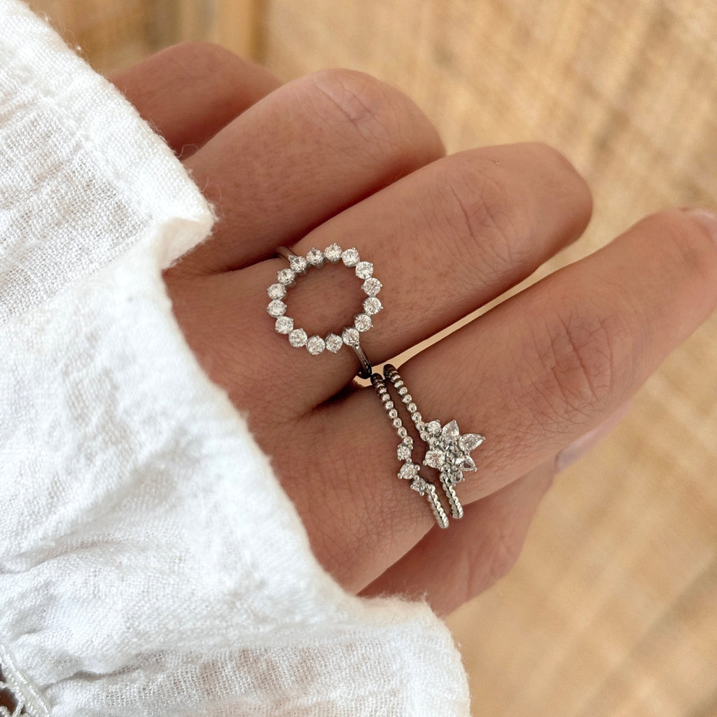 Bague "Solene" Argent