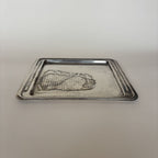 Bandeja Metal Plateado