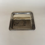 Bandeja Metal Plateado