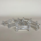 Lot De 12 Porte-Couteaux En Verre
