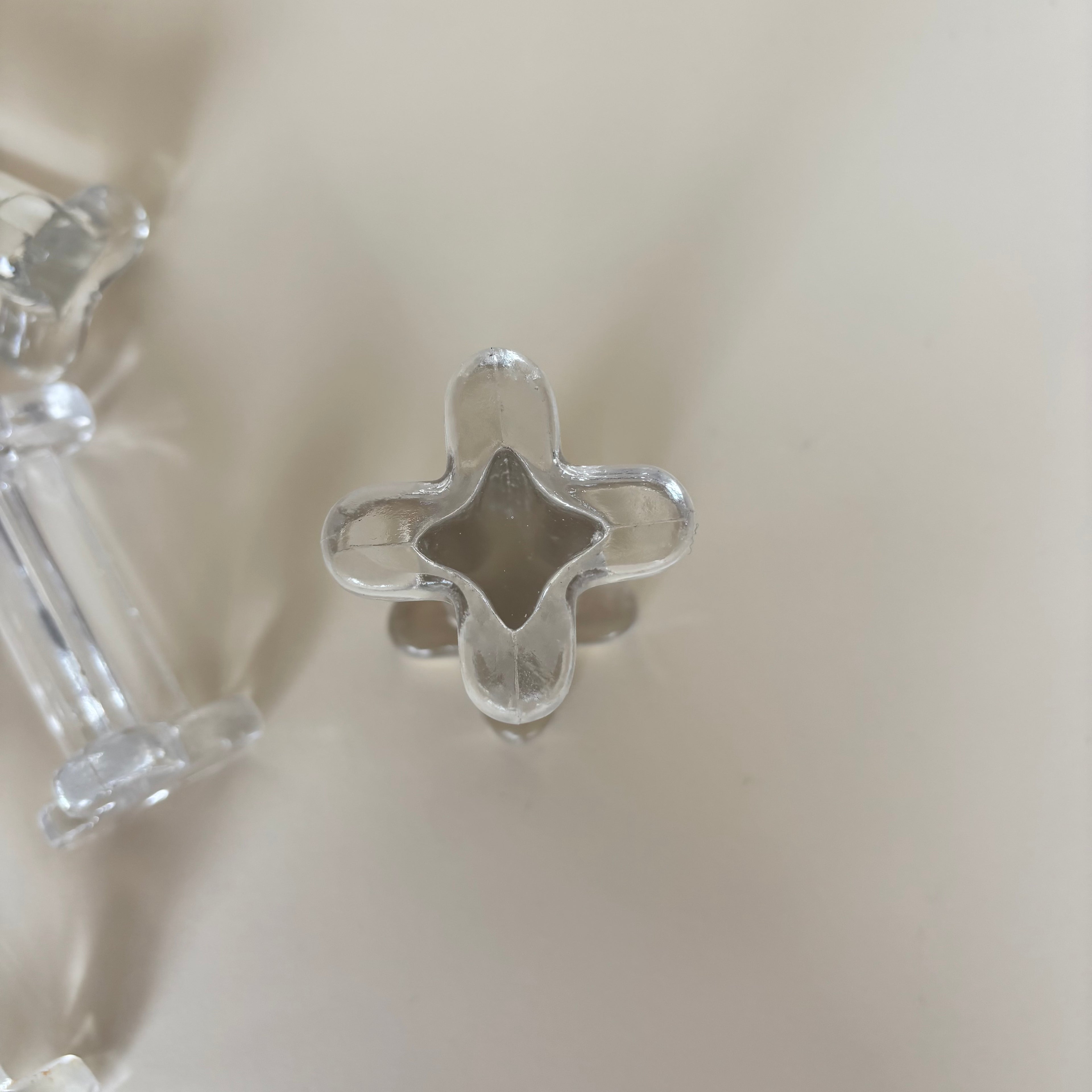 Lot De 12 Porte-Couteaux En Verre
