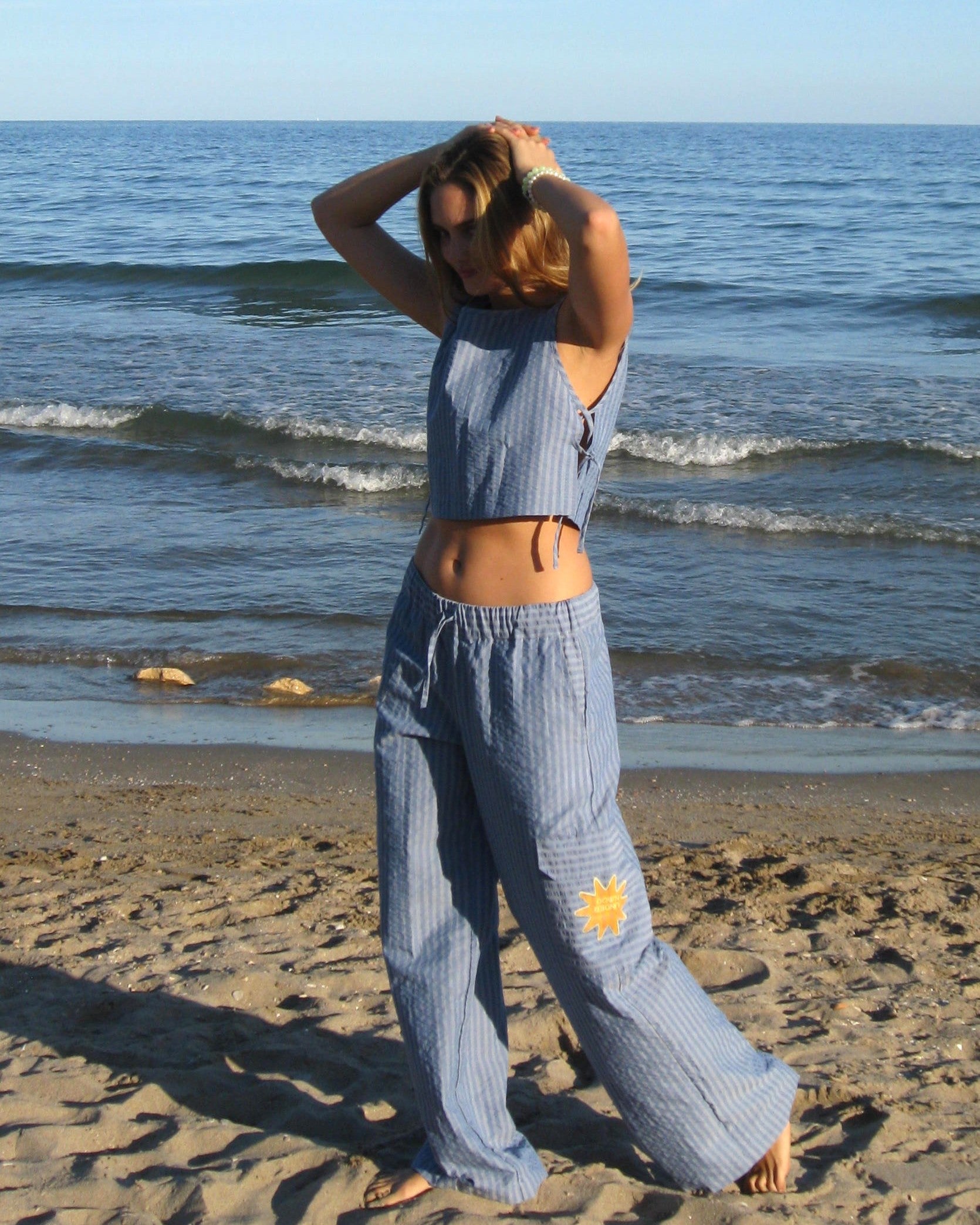 Pantalones largos - Azul