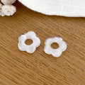 Flowers "Flora" acetate-Earrings-instants-plaisirs-White-Instants Plaisirs | Jewelry