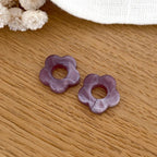 Flowers "Flora" acetate-Earrings-instants-plaisirs-Violet-Instants Plaisirs | Jewelry