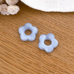 “Flora” acetate flowers-Earrings-instants-plaisirs-Sky blue-Instants Plaisirs | Jewelry