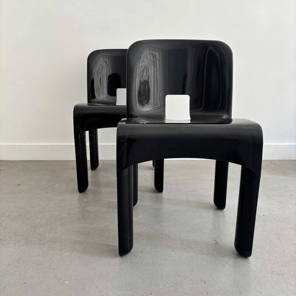 Pareja de Sillas Universale de Joe Colombo para Kartell, Años 70