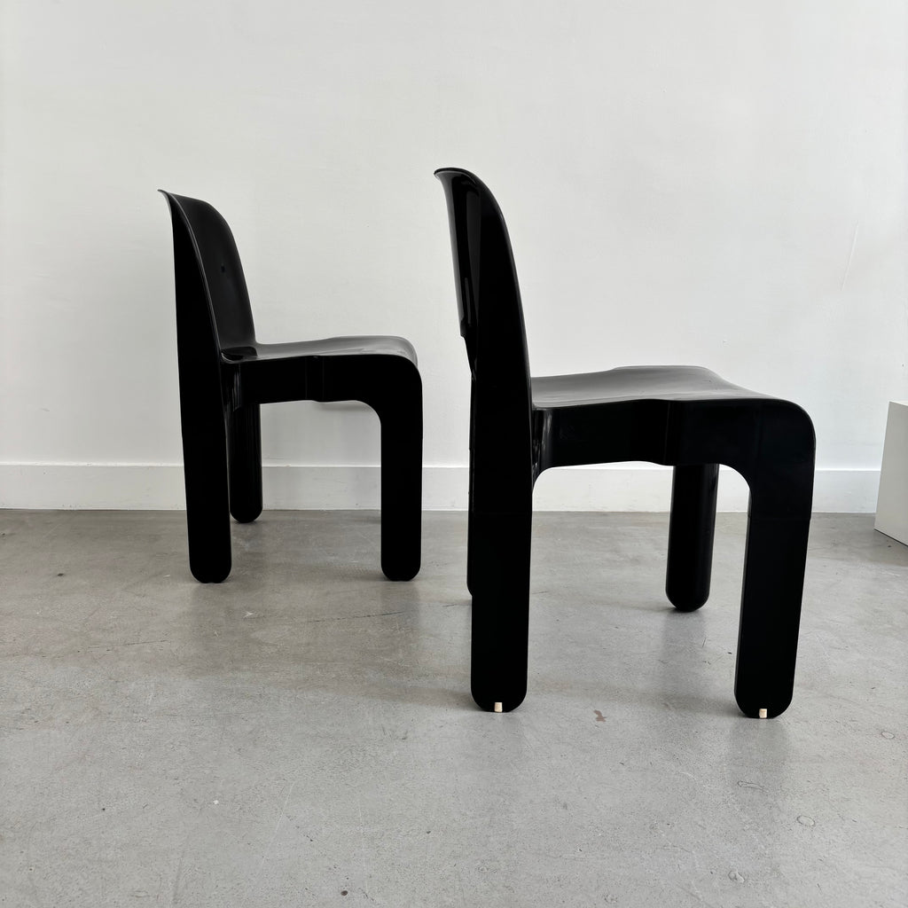 Pareja de Sillas Universale de Joe Colombo para Kartell, Años 70