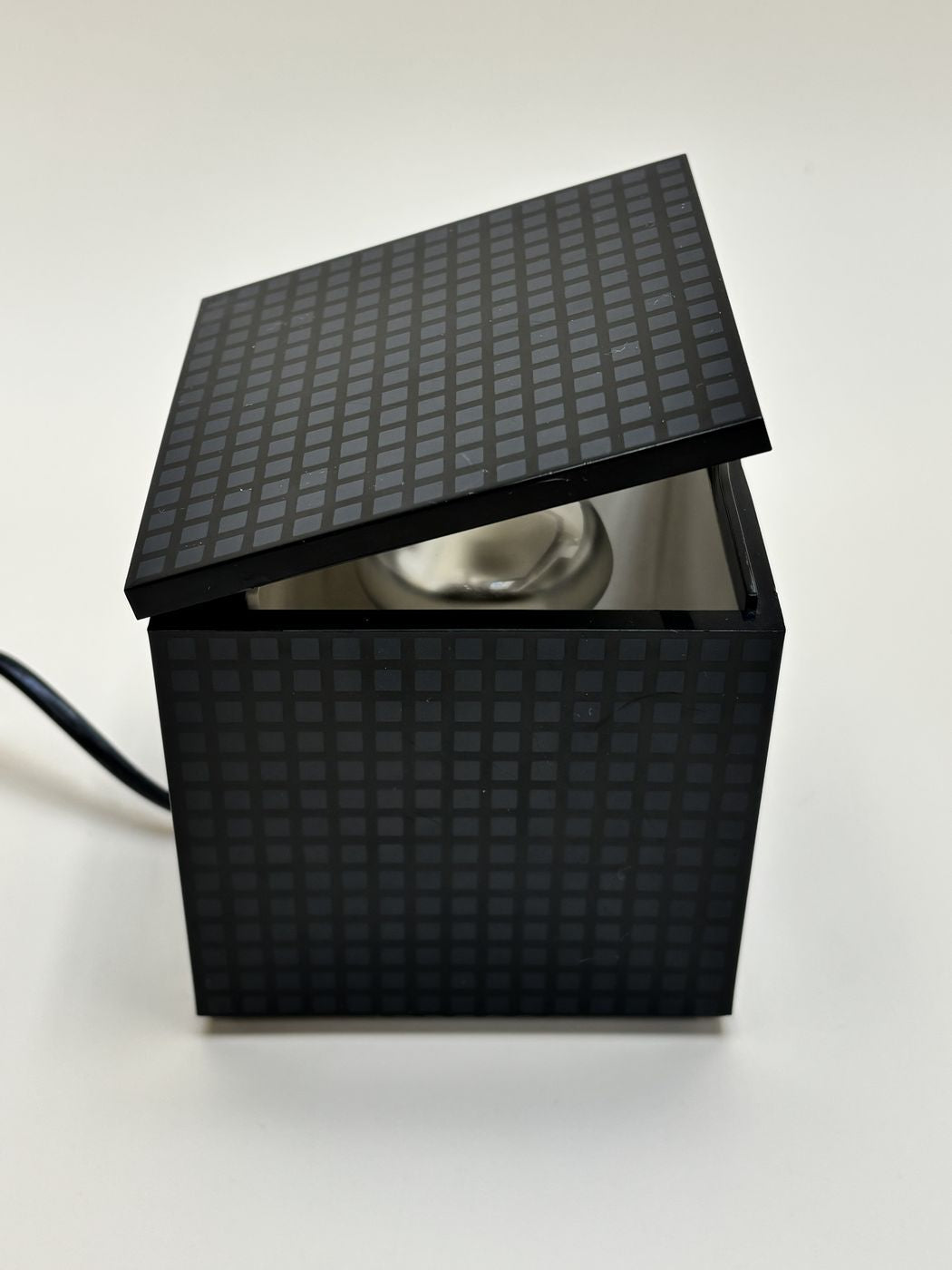Lampe « Cuboluce » Par Franco Bettonica Et Mario Melocchi Pour Cini&Nils Années 80.