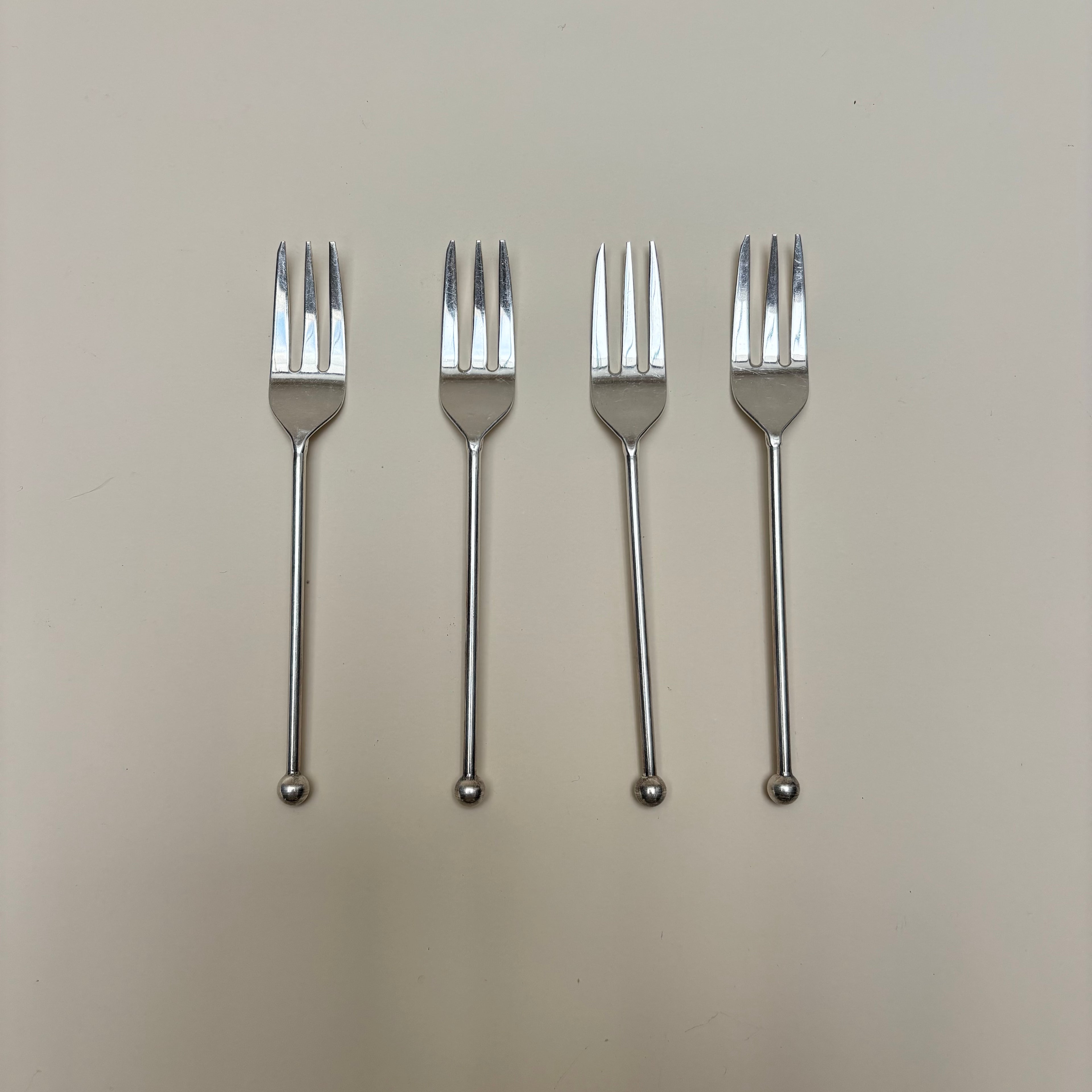 Ensemble De 4 Fourchettes À Dessert