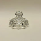 Bougeoir En Verre Vintage