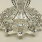 Bougeoir En Verre Vintage