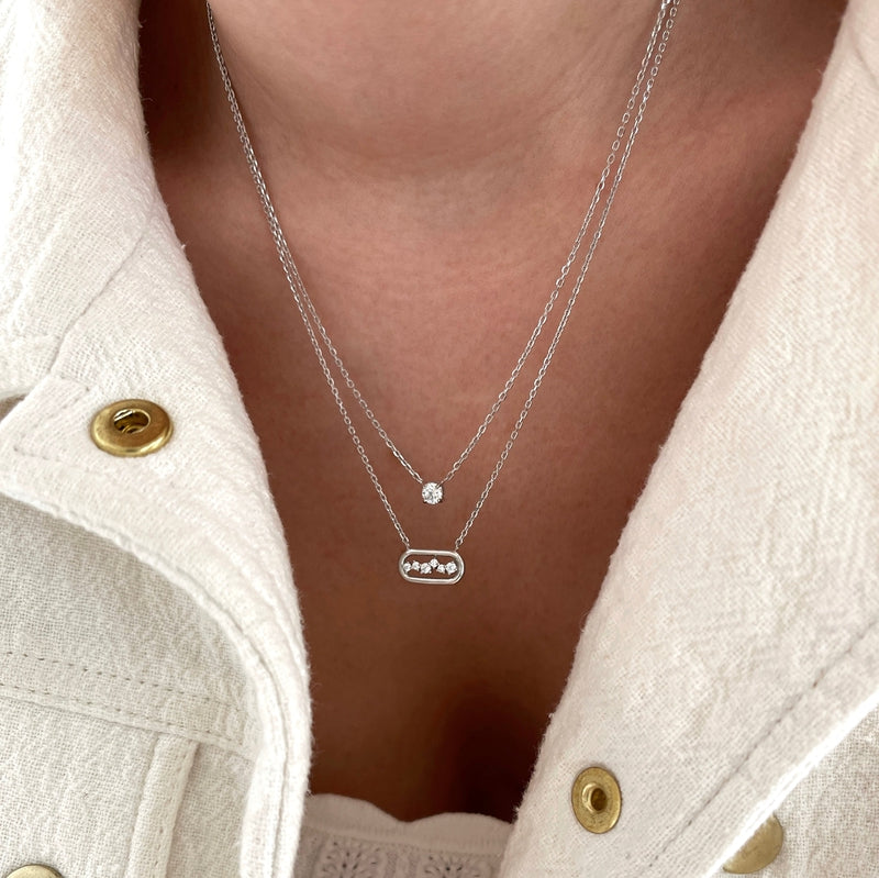 Collar “Dani” de plata-Collares-placer-instantáneo-Instants Plaisirs | Joyas