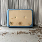 Sofá de 2 plazas Kali azul de Michel Ducaroy para Ligne Roset
