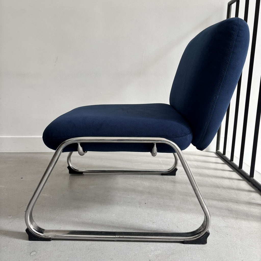 Fauteuil Bleu Vintage
