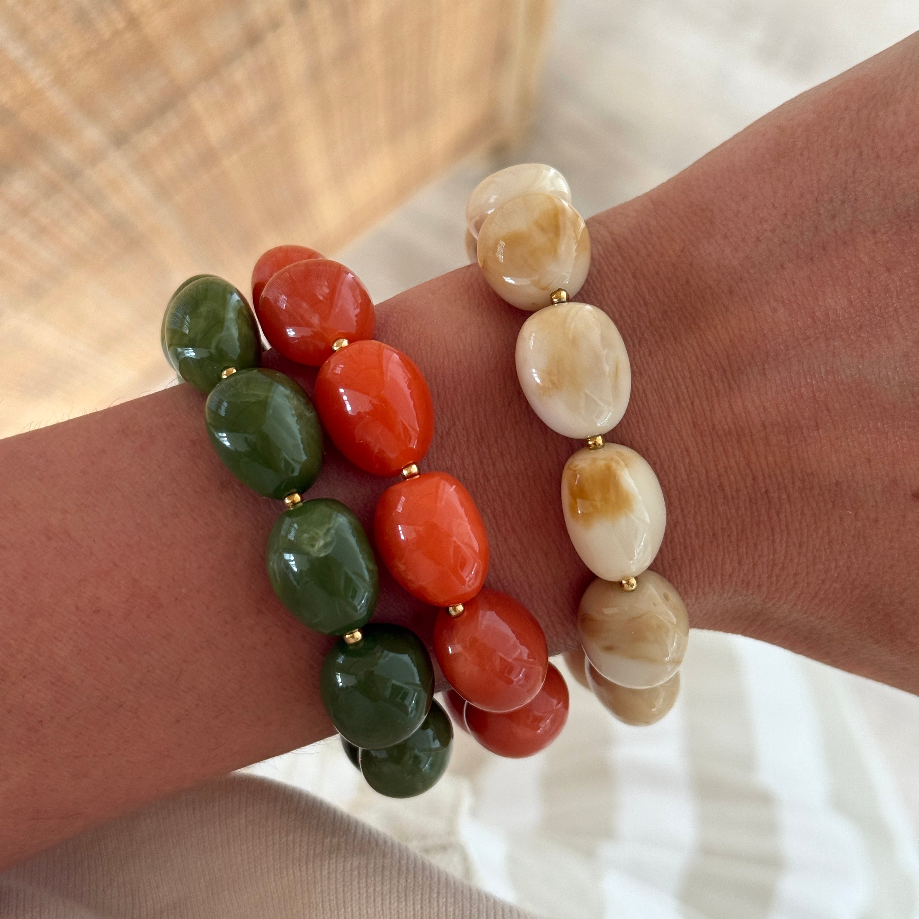 “Clara” resin bracelet