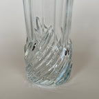 Jarrón de Cristal Azul