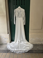 Vestido de novia Ingrid - Blanco seda