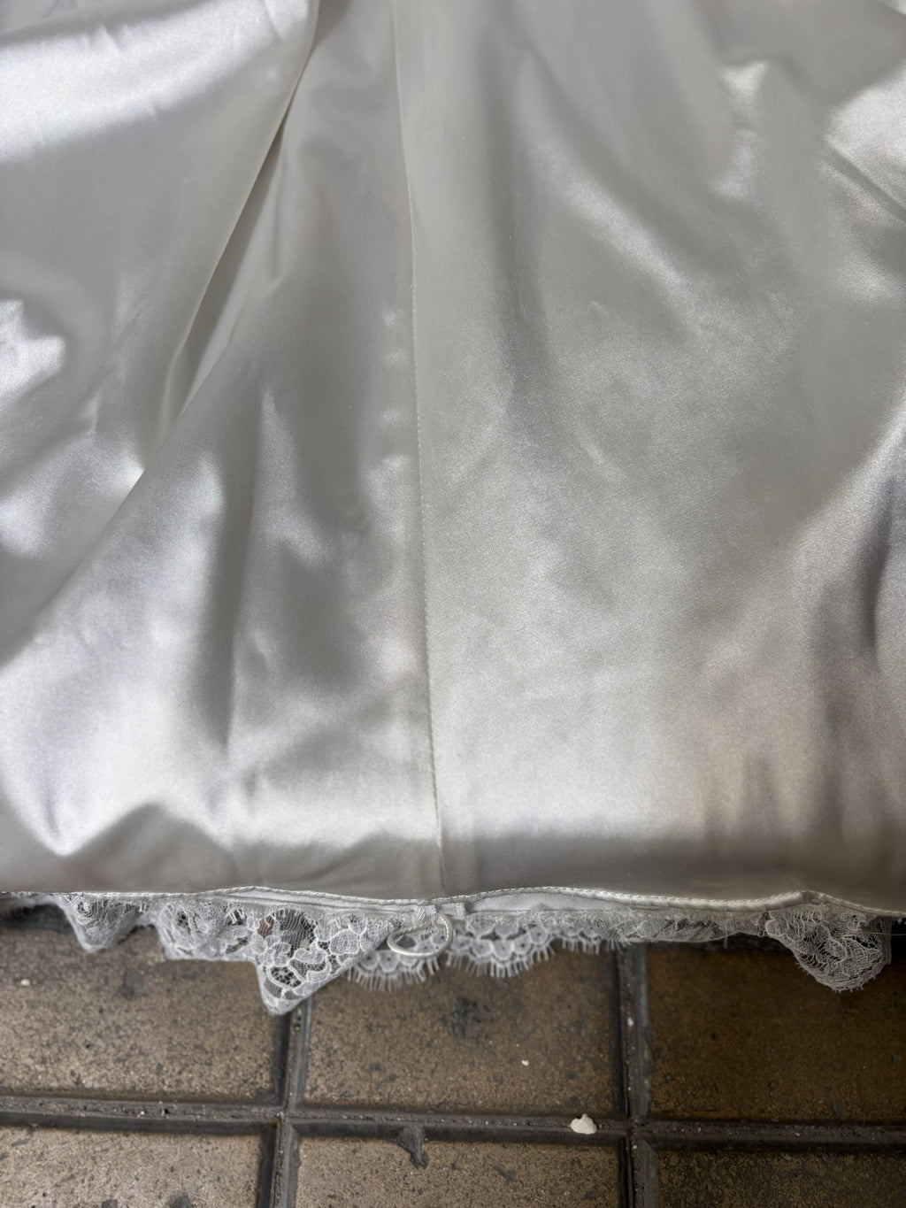 Vestido de novia Ingrid - Blanco seda