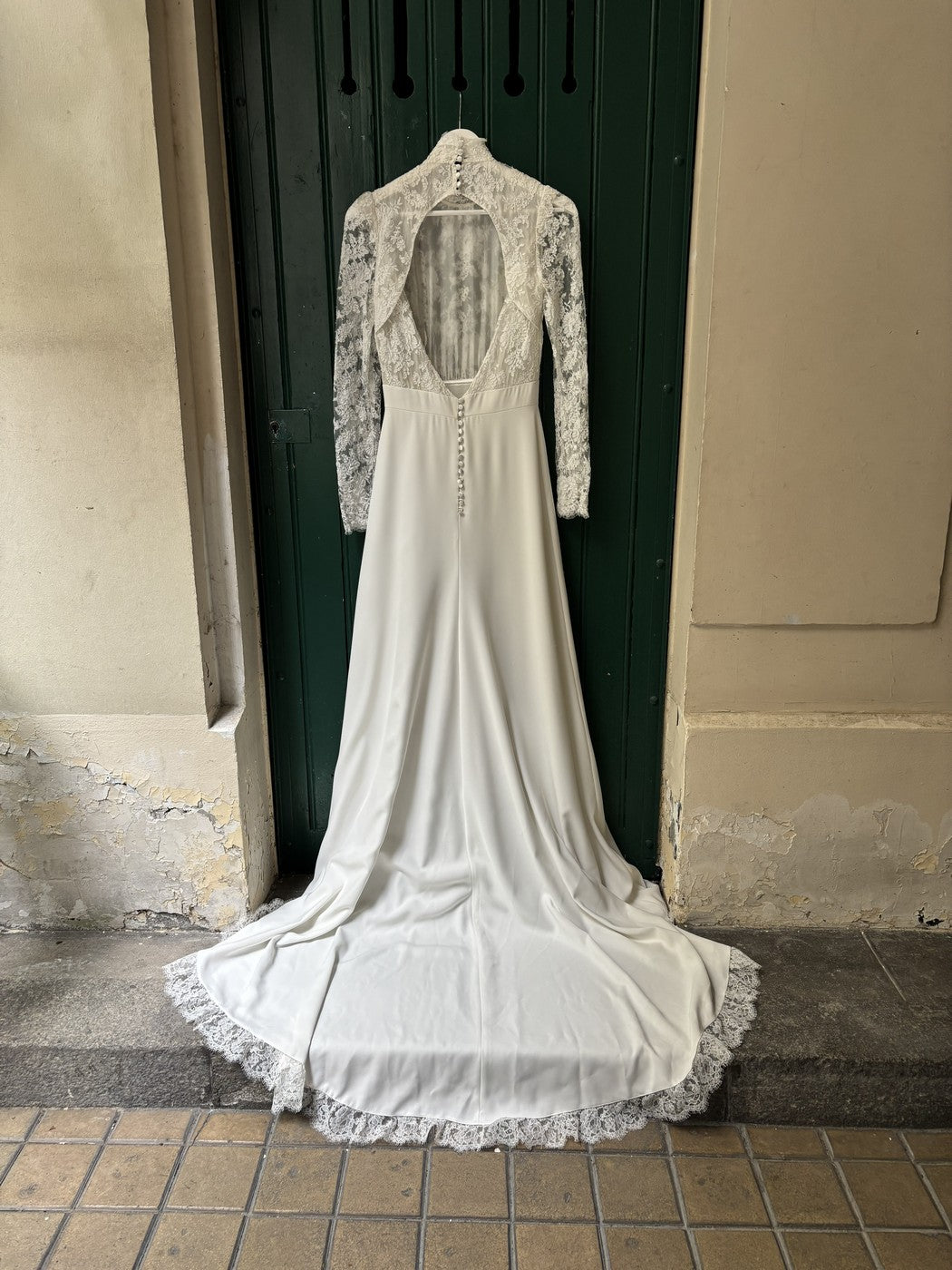 Vestido de novia Ingrid - Blanco seda
