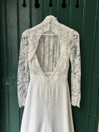 Vestido de novia Ingrid - Blanco seda