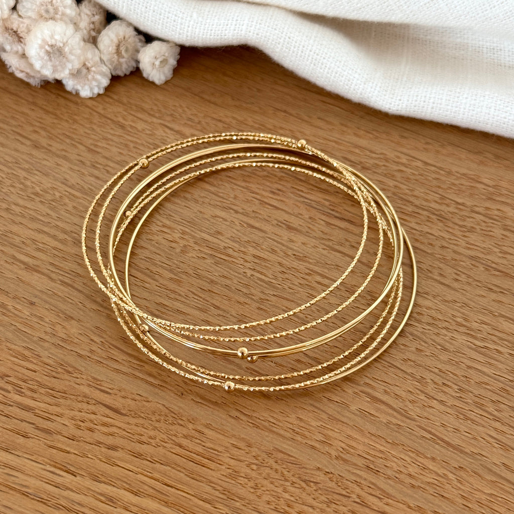“Barry” steel bangles