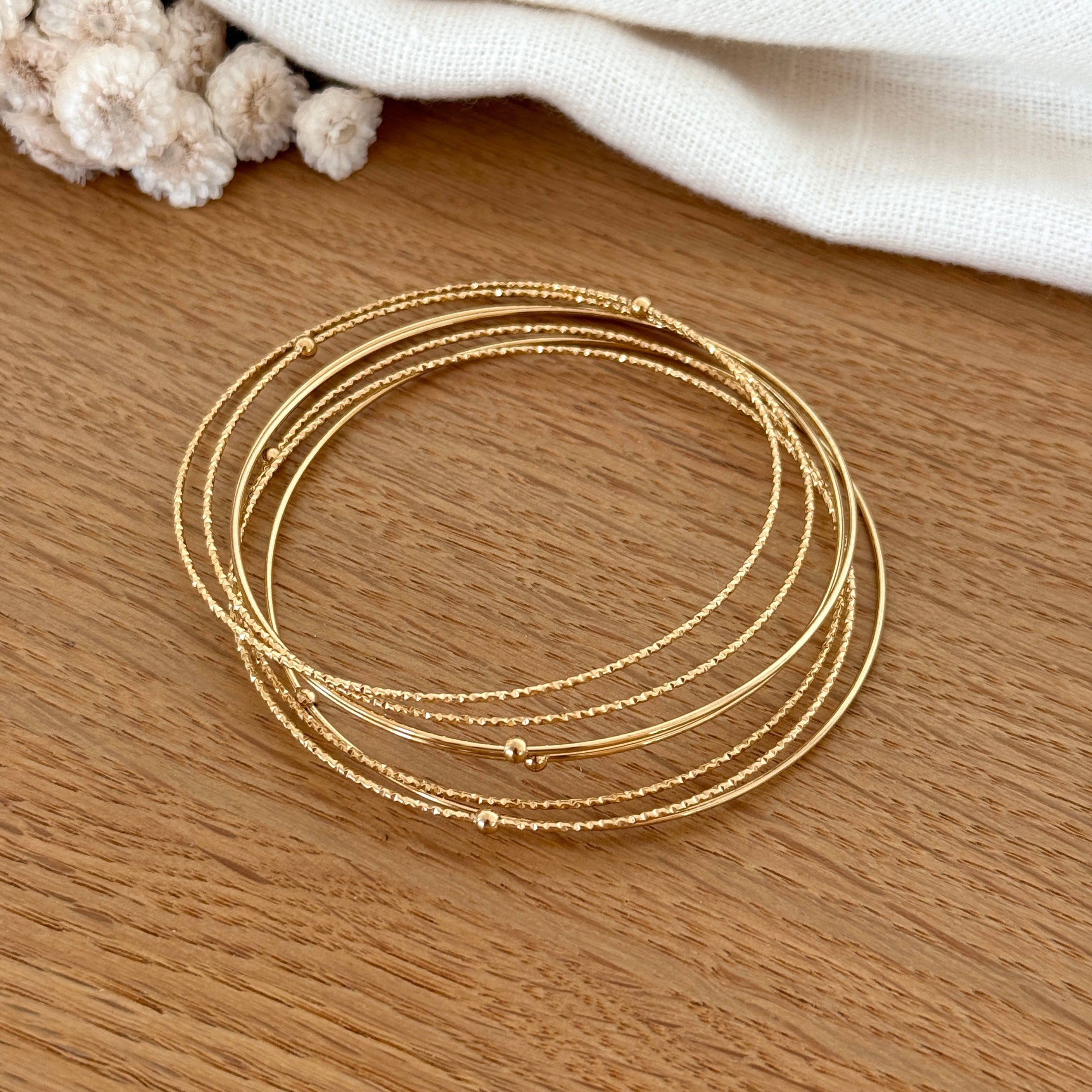 “Barry” steel bangles