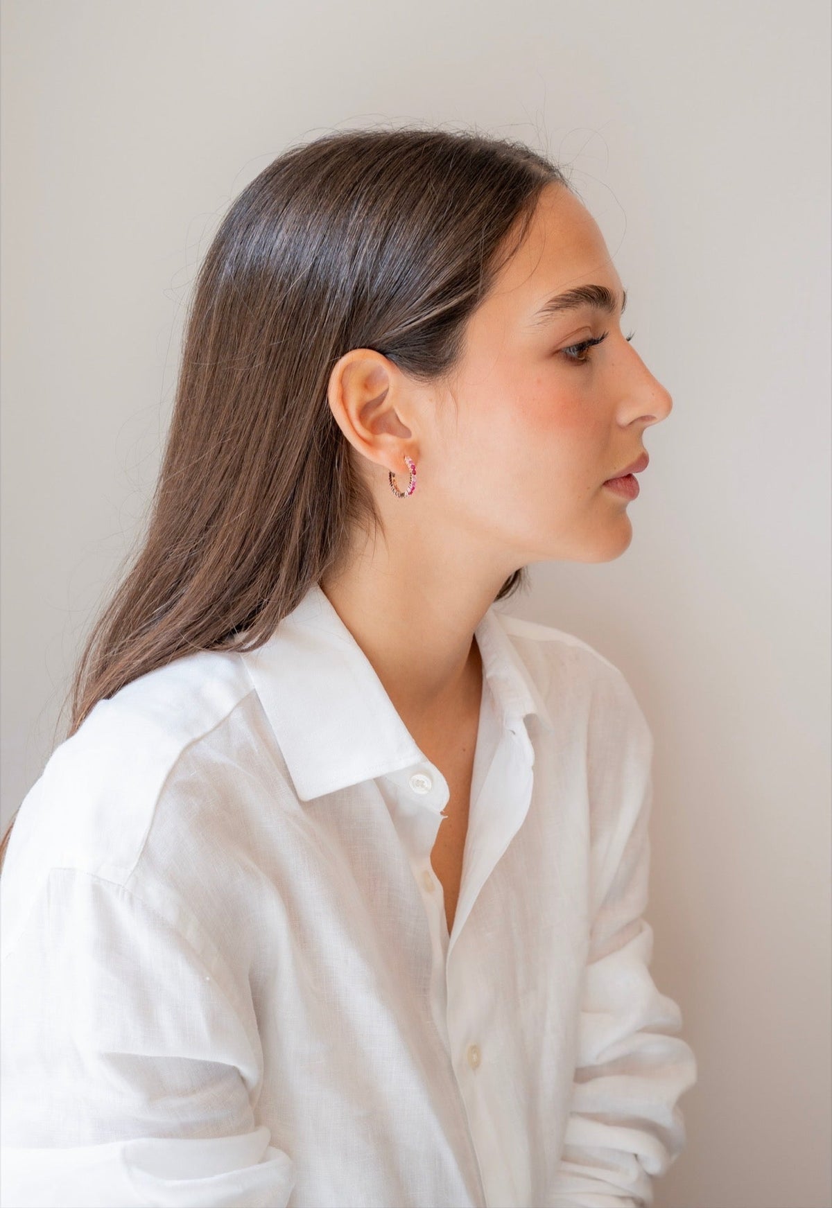 Pendientes Ariel Rosa