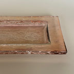 Mini Plat En Verre Rose