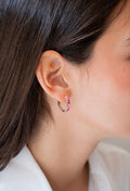 Pendientes Ariel Rosa