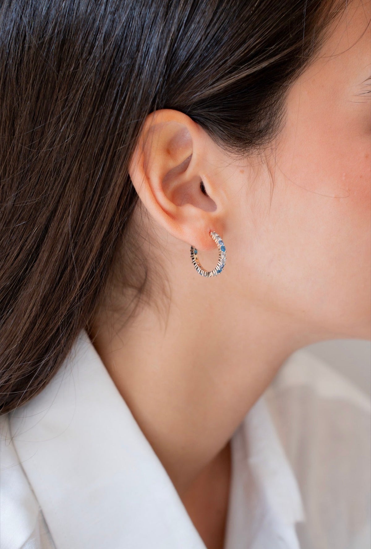 Blue Ariel Earrings