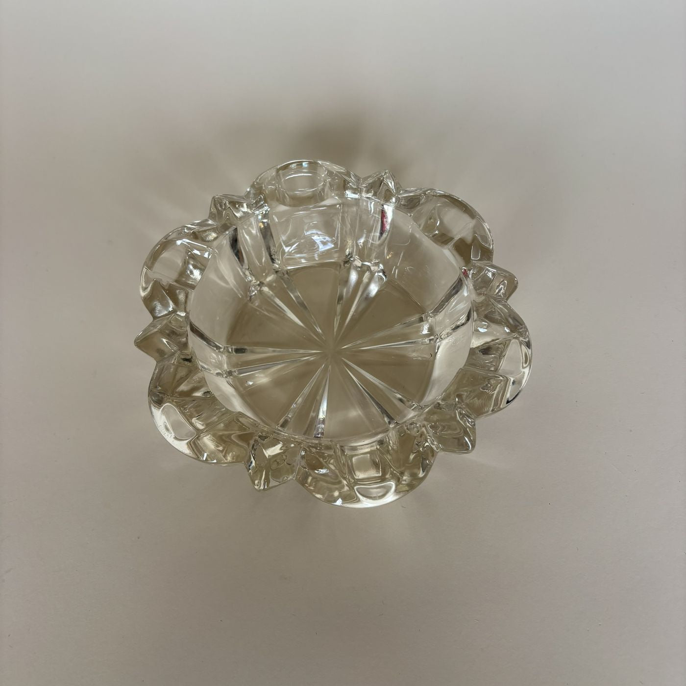 Cendrier En Verre Vintage