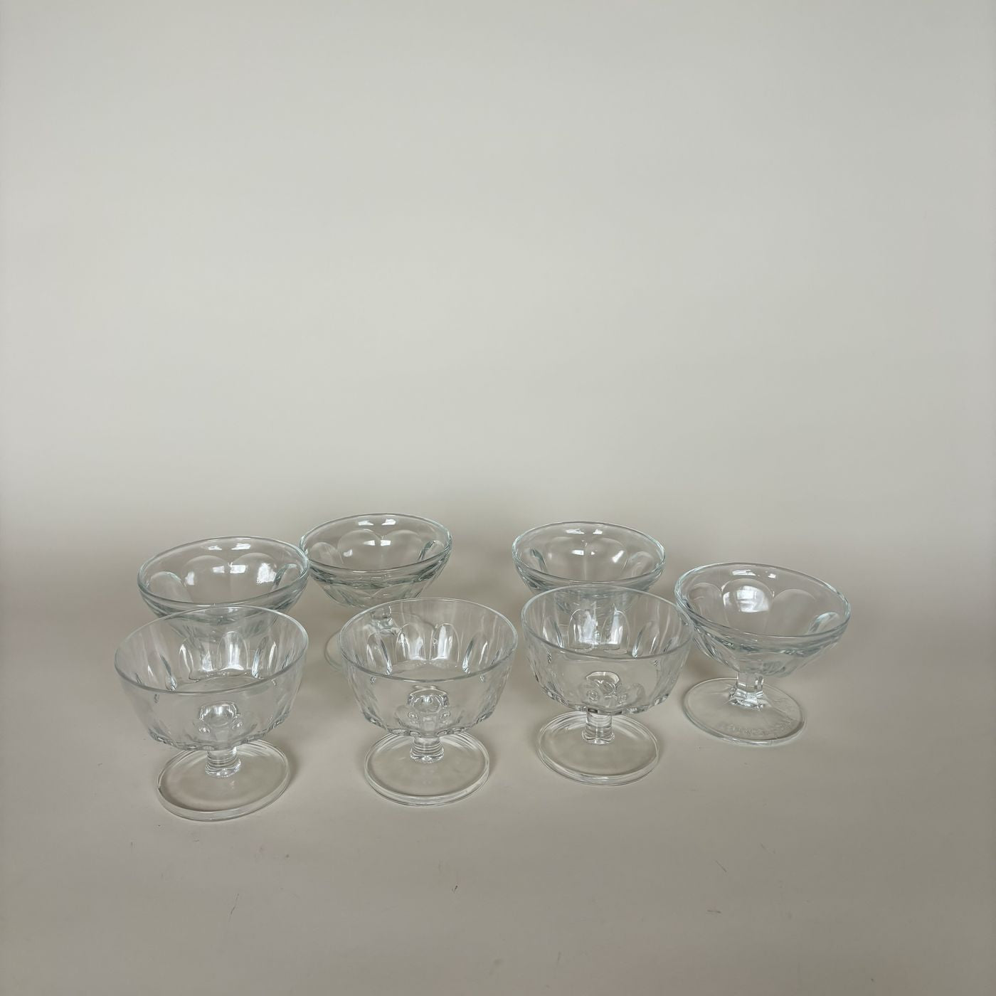 Juego De 7 Copas De Vidrio