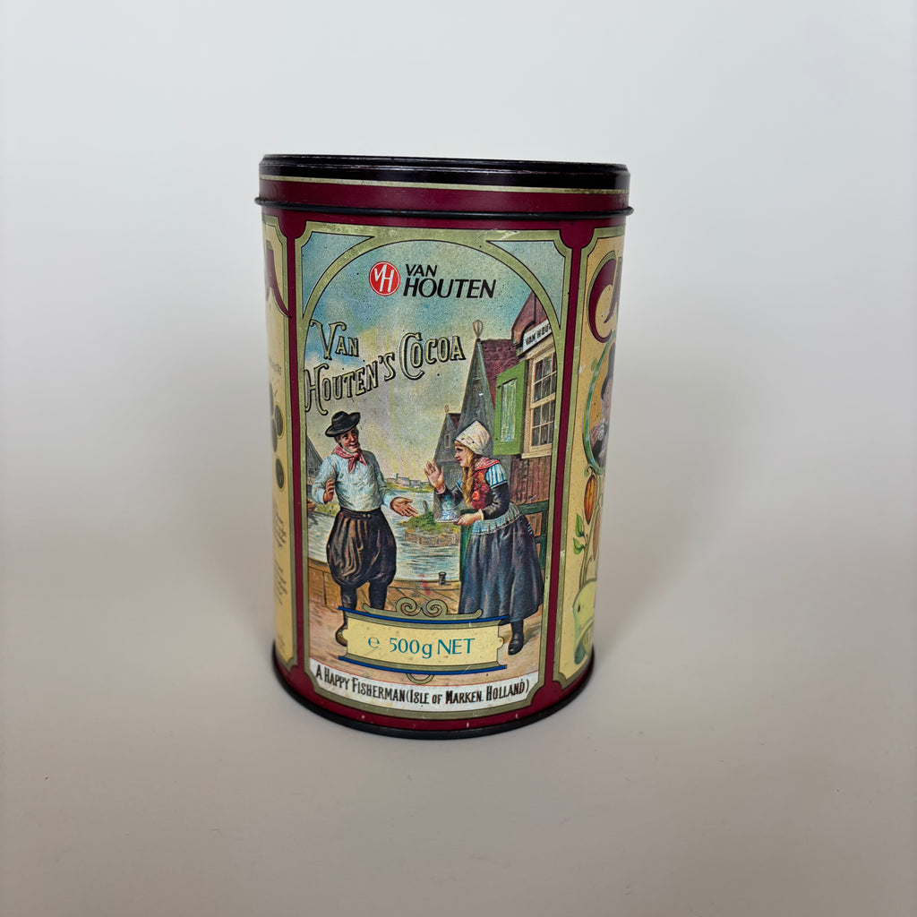 Boite En Métal Cacao Vintage