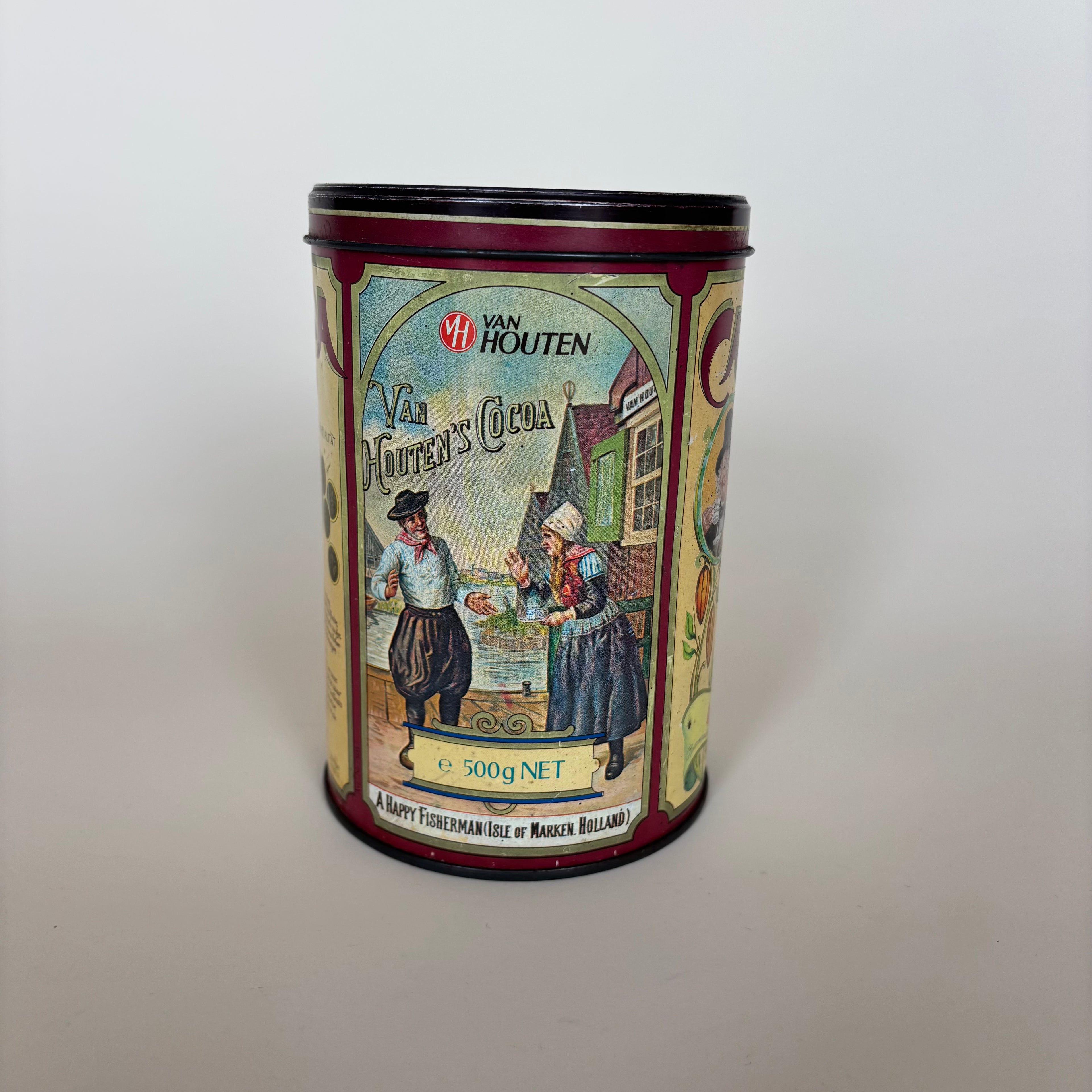 Boite En Métal Cacao Vintage